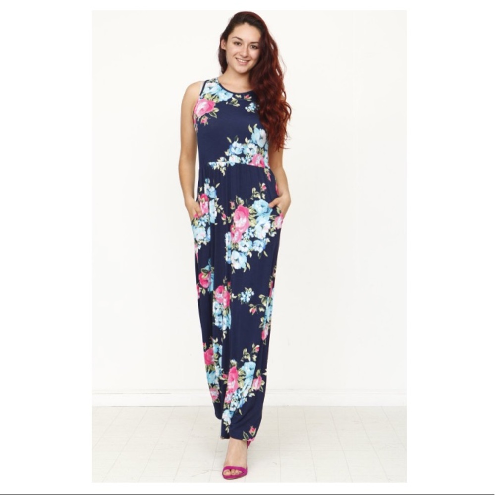 Never Worn Eloges Floral Maxi Dress